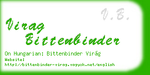 virag bittenbinder business card